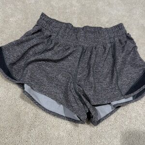 Lululemon size six grey shorts
